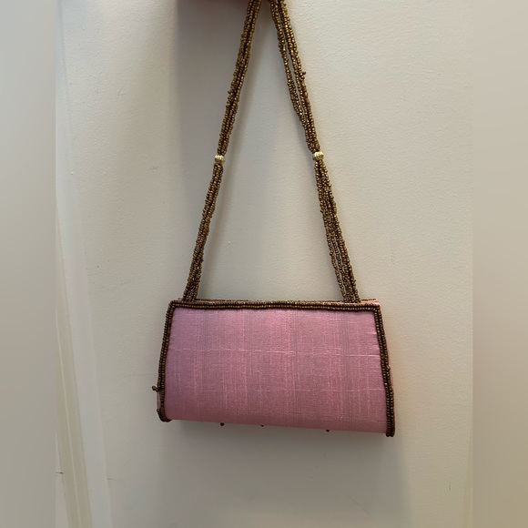 Unique Pink Beaded Clutch - Picture 4 of 7